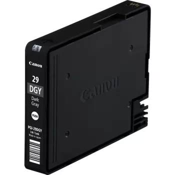 Canon PGI-29DGY cartucho de tinta gris oscuro, gris oscuro, tinta pigmentada, 1 ud., 670 páginas