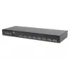 DIGITUS DS-72211-3GE consola KVM LCD de 19 pulgadas, VGA de 16 puertos, touchpad, teclado alemán