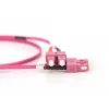 DIGITUS cable de fibra óptica para patch panel, SC a SC multimodo OM4 - 50/125 µ, dúplex, color RAL4003 longitud 3 m