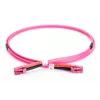 DIGITUS cable de fibra óptica para patch panel, LC a LC multimodo OM4 - 50/125 µ, dúplex, color RAL4003 longitud 7 m