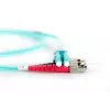 DIGITUS cable de fibra óptica para patch panel, LC a ST multimodo 50/125 µ, dúplex longitud 3 m clase OM3