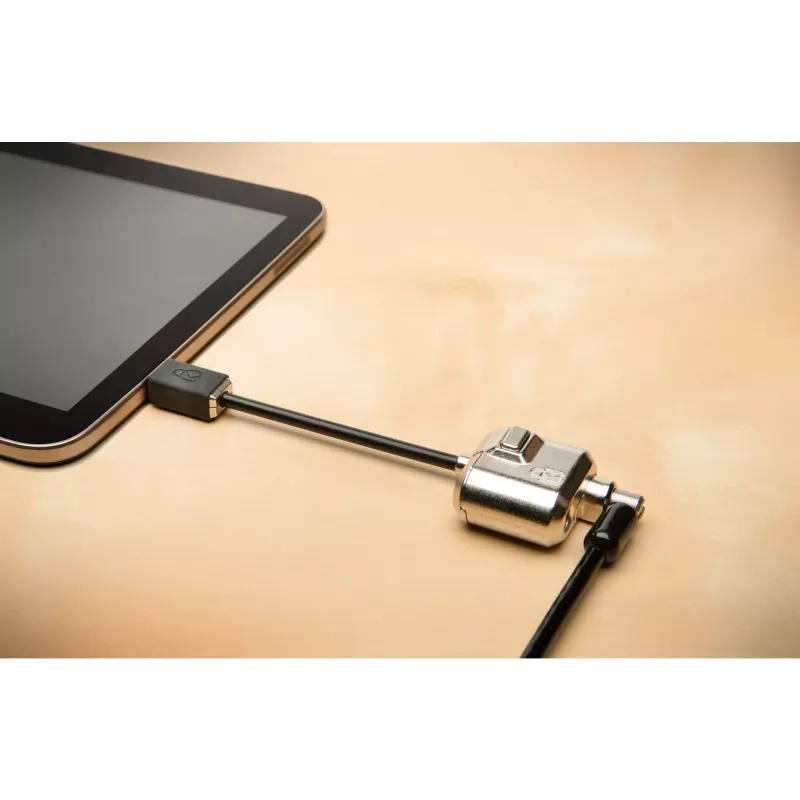 Kensington MiniSaver Mobile Keyed Lock, 1,8 m, Kensington, llave, llave plana, acero al carbono, negro