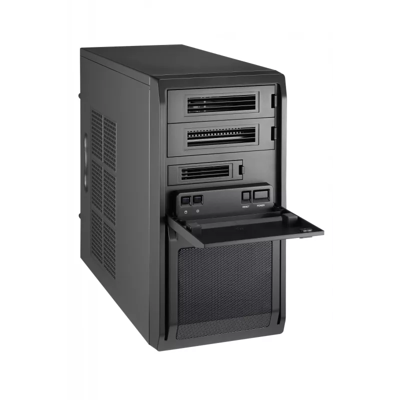 Chieftec LT-01B-350GPB caja de ordenador mini tower negra 250 W