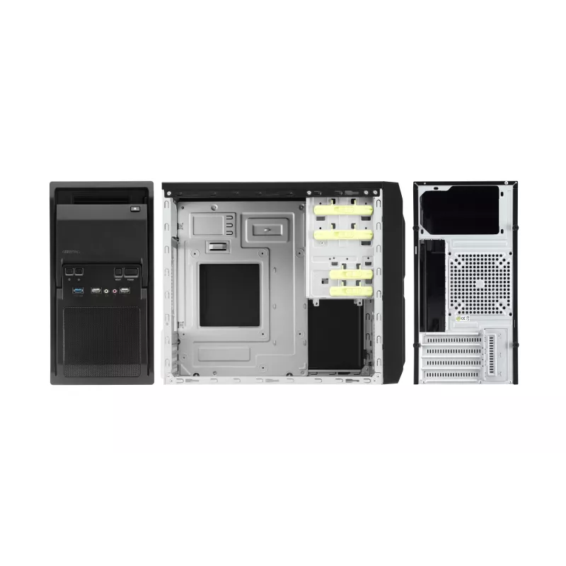 Chieftec LT-01B-350GPB caja de ordenador mini tower negra 250 W