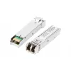 DIGITUS Módulo SFP 1,25 Gbit/s, Hasta 550 m Multimodo, Conector LC dúplex 1000Base-SX, 850 nm