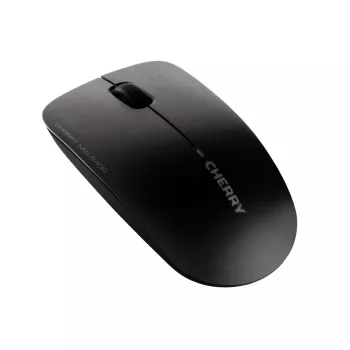 CHERRY MW 2400 Ratón inalámbrico, Negro, USB, Ambidiestro, Óptico, RF inalámbrico, 1200 DPI, Negro