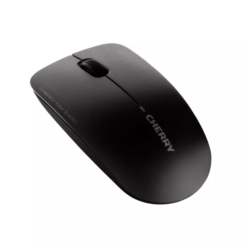CHERRY MW 2400 Ratón inalámbrico, Negro, USB, Ambidiestro, Óptico, RF inalámbrico, 1200 DPI, Negro