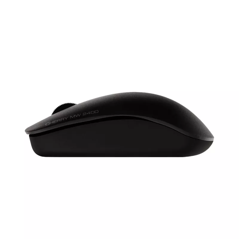 CHERRY MW 2400 Ratón inalámbrico, Negro, USB, Ambidiestro, Óptico, RF inalámbrico, 1200 DPI, Negro