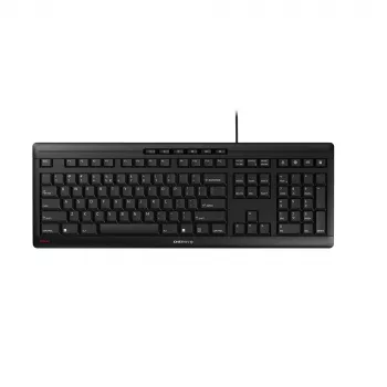 CHERRY STREAM Teclado Oficina USB QWERTY Inglés US Negro