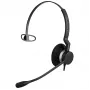 Jabra BIZ 2300 Mono, USB, MS, con cable, oficina/call center, 150 - 6800 Hz, headset, negro