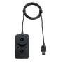 Jabra Engage Link – USB-A MS, audio, con cable, botones, negro