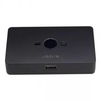 Jabra Link 950 USB-A, adaptador de interfaz, acrilonitrilo-butadieno-estireno (ABS), policarbonato, 190,8 g, negro
