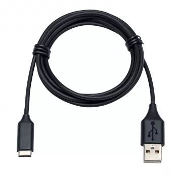 Jabra Link cable de extensión: USB-C a USB-A, 1,2 m, USB C, USB A, negro