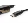 DIGITUS conversor USB Type-C 2.0 a serie, DSUB 9M cable 1m