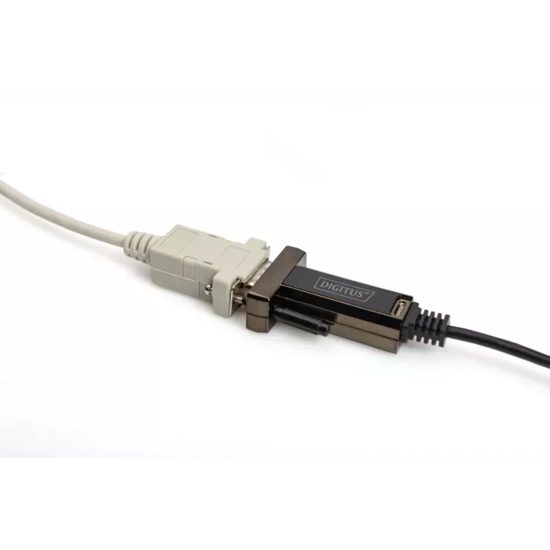 DIGITUS conversor USB Type-C 2.0 a serie, DSUB 9M cable 1m