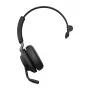 Jabra Evolve2 65 USB-C UC Mono - negro, inalámbrico, oficina/call center, 20 - 20000 Hz, 99,2 g, auriculares, negro