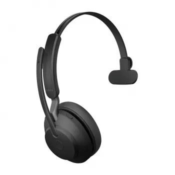 Jabra Evolve2 65 USB-C UC Mono - negro, inalámbrico, oficina/call center, 20 - 20000 Hz, 99,2 g, auriculares, negro