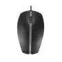 CHERRY GENTIX ratón con cable, negro, USB, ambidiestro, óptico, USB Type-A, 1000 DPI, negro