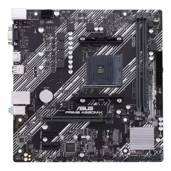 Placa base ASUS PRIME A520M-K, chipset AMD A520, socket AM4, micro ATX, 2x DDR4, 64 GB, 1x M.2, 4x SATA III, HDMI 2.1