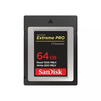 WESTERN DIGITAL SanDisk CF Express Extreme Pro 64 GB, 1500 MB/s lectura, 800 MB/s escritura