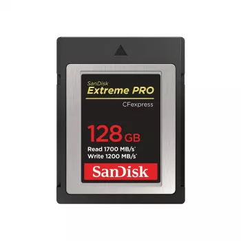 WESTERN DIGITAL SanDisk CF Express Extreme Pro 128 GB, 1700 MB/s lectura, 1200 MB/s escritura