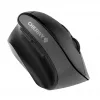 CHERRY MW 4500 LEFT ratón inalámbrico de 45 grados, negro, USB