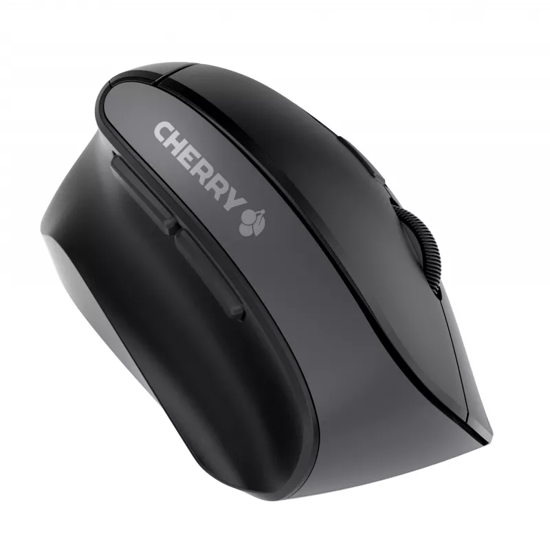 CHERRY MW 4500 LEFT ratón inalámbrico de 45 grados, negro, USB