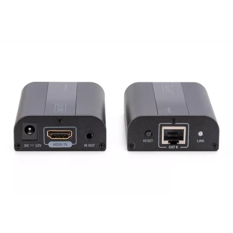 DIGITUS set extensor HDMI 4K, HDMI 2.0 30/60 m por cable de red (CAT6, 6a, 7), UHD 4K2K/60 Hz