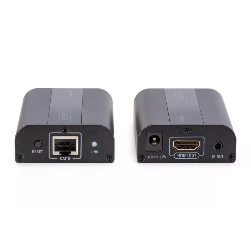 DIGITUS set extensor HDMI 4K, HDMI 2.0 30/60 m por cable de red (CAT6, 6a, 7), UHD 4K2K/60 Hz