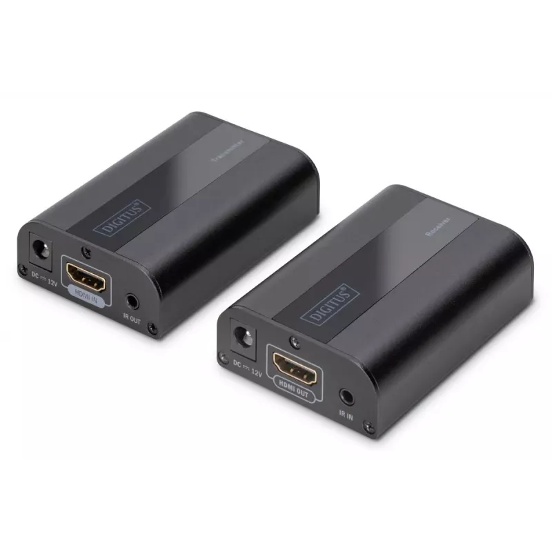 DIGITUS set extensor HDMI 4K, HDMI 2.0 30/60 m por cable de red (CAT6, 6a, 7), UHD 4K2K/60 Hz