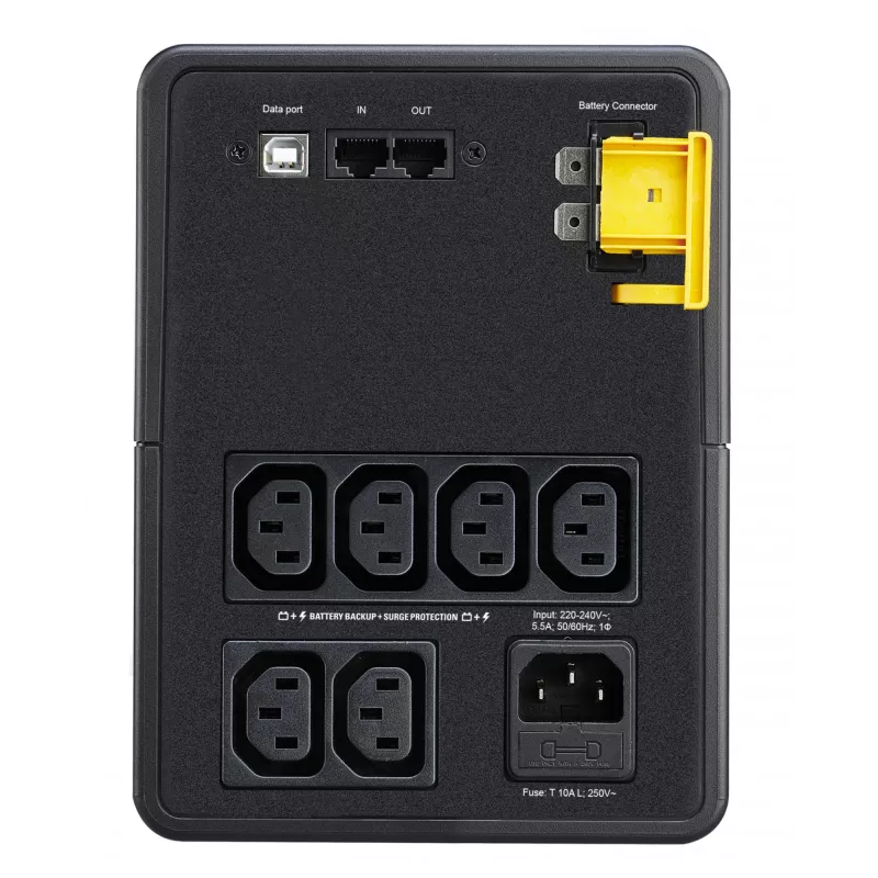 APC Back-UPS, 1200VA, torre, 230V, 6x tomas IEC C13, AVR