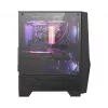 MSI MAG FORGE 100R caja gaming Mid Tower, ATX/mATX/Mini-ITX, cristal templado, 2 ventiladores ARGB de 120 mm, negro