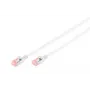 DIGITUS cable de parcheo fino - CAT6 - U/FTP - Snagless - Cu - 10 m - gris