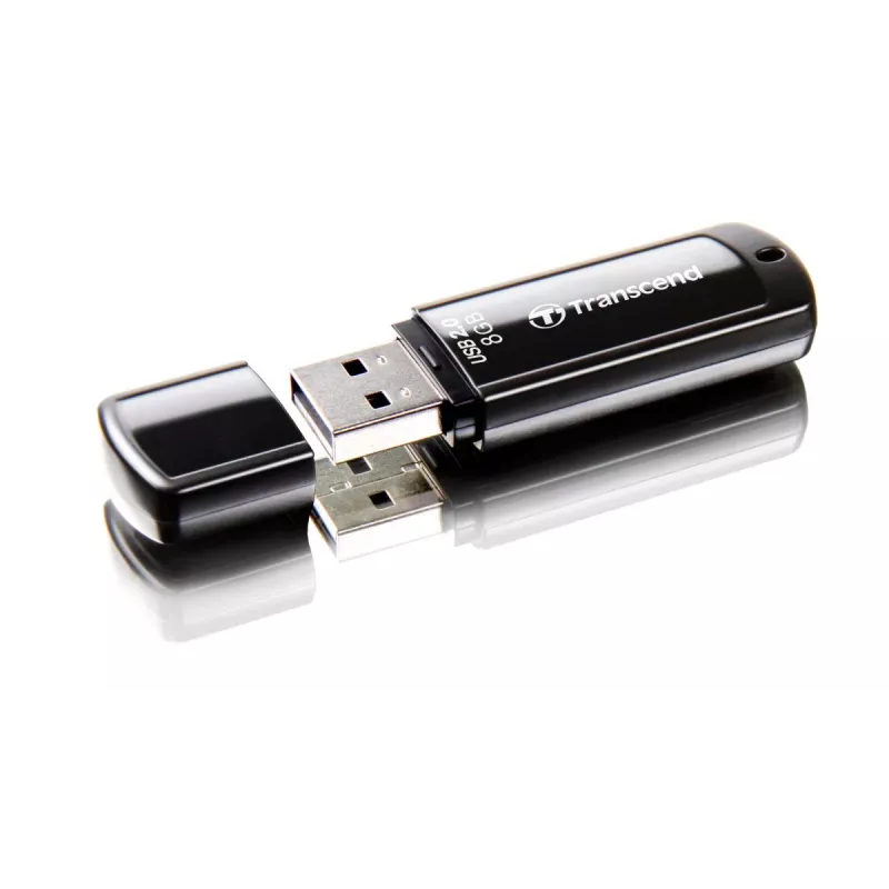 TRANSCEND Jetflash 350 - 8 GB memoria USB - USB 2.0 - Negro