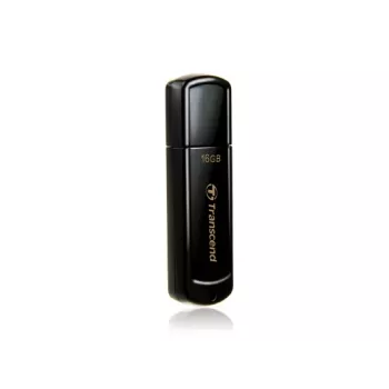 TRANSCEND Jetflash 350 - 16GB memoria USB - USB 2.0 - Negro