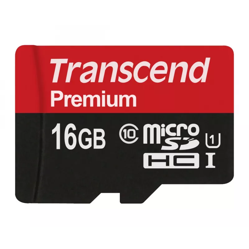 Memoria flash Transcend 16GB MicroSDHC Class 10 UHS-I TS16GUSDCU1