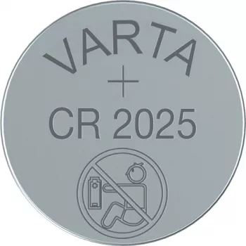 VARTA Pila de botón de litio CR2025 3V 1x5