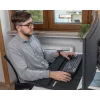 Sandberg Desk Pad Pro XXL, Negro, Unicolor, Reposamuñecas, Base antideslizante, Alfombrilla de ratón gaming