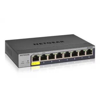 NETGEAR GS108Tv3 Gestionado L2 Gigabit Ethernet (10/100/1000) Gris