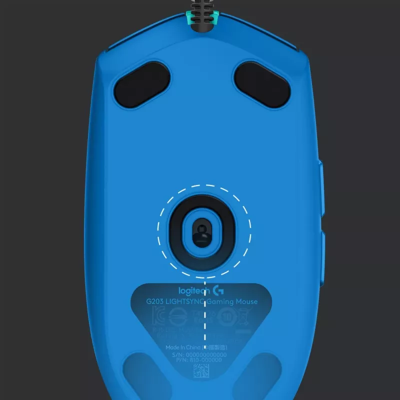 Ratón gaming Logitech G G203 LIGHTSYNC USB Type-A