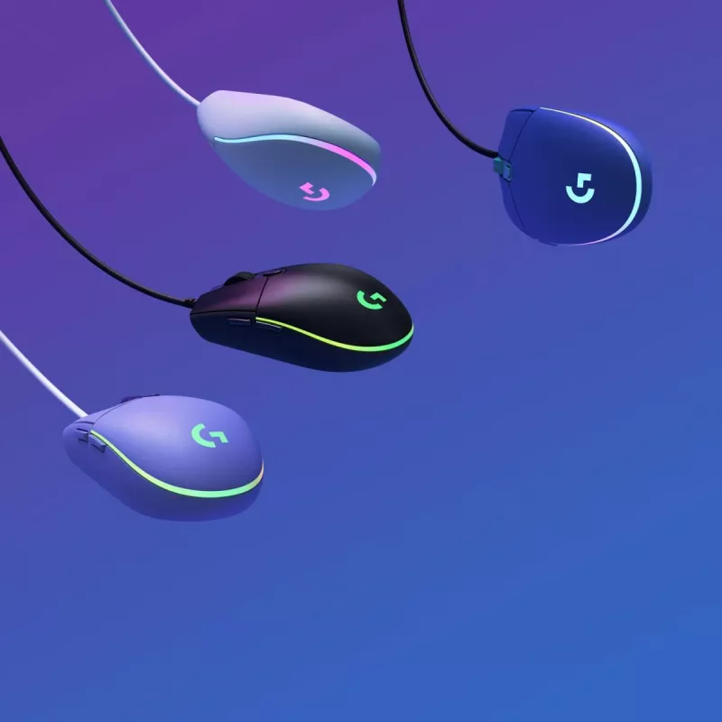 Ratón gaming Logitech G G203 LIGHTSYNC USB Type-A