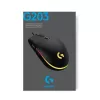 Ratón gaming LOGITECH G203 Lightsync USB Blanco