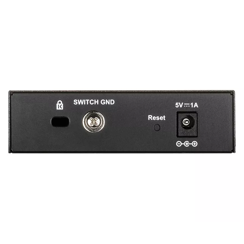 Switch de red D-Link DGS-1100-05V2/E Gestionado L2 Gigabit Ethernet (10/100/1000) Negro