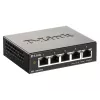 Switch de red D-Link DGS-1100-05V2/E Gestionado L2 Gigabit Ethernet (10/100/1000) Negro