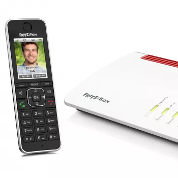 Teléfono DECT AVM FRITZ!Fon C6 Negro