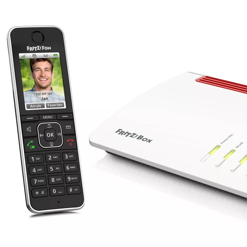 Teléfono DECT AVM FRITZ!Fon C6 Negro