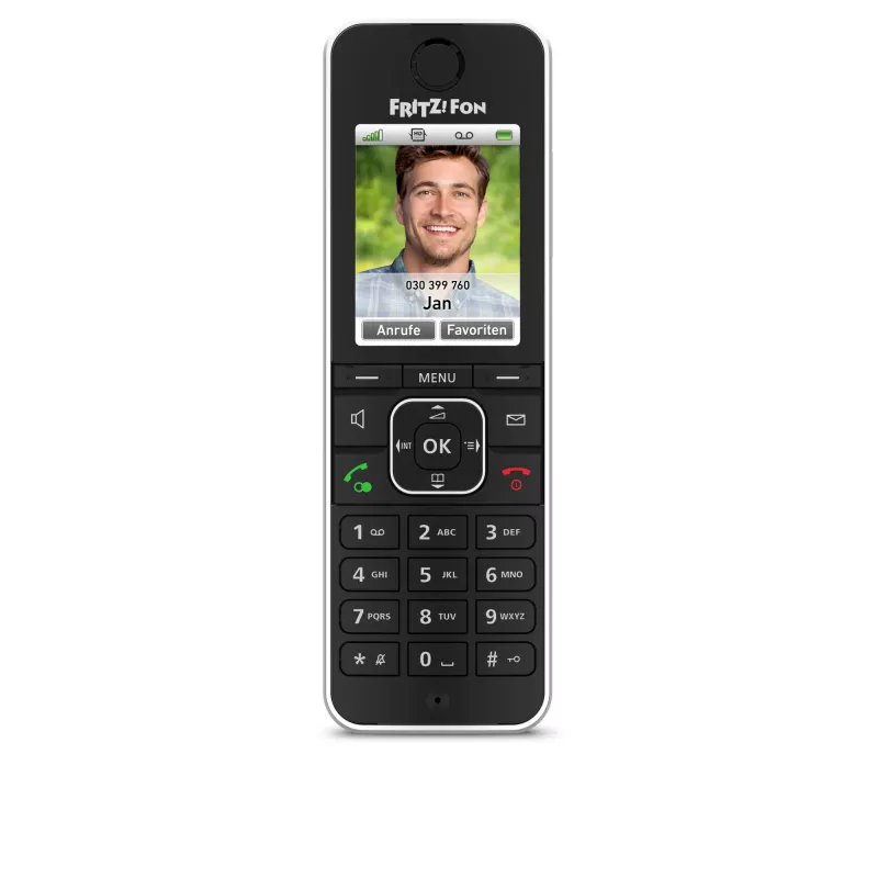 Teléfono DECT AVM FRITZ!Fon C6 Negro