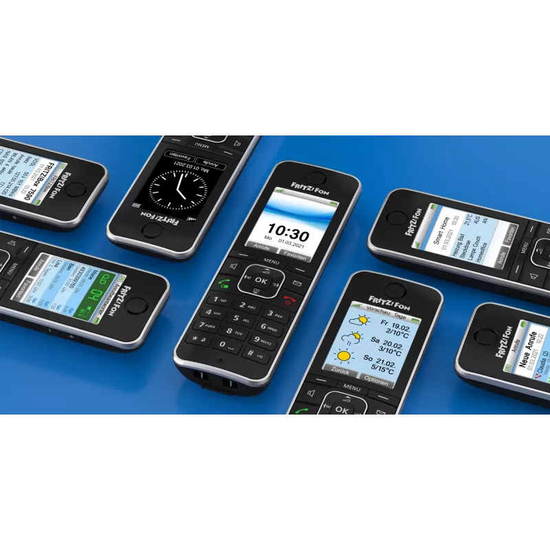 Teléfono DECT AVM FRITZ!Fon C6 Negro
