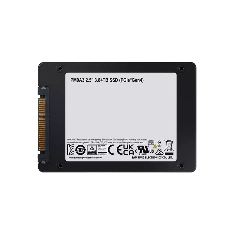 Samsung PM9A3 3.84 TB 2.5 pulgadas PCI Express 4.0 NVMe V-NAND TLC