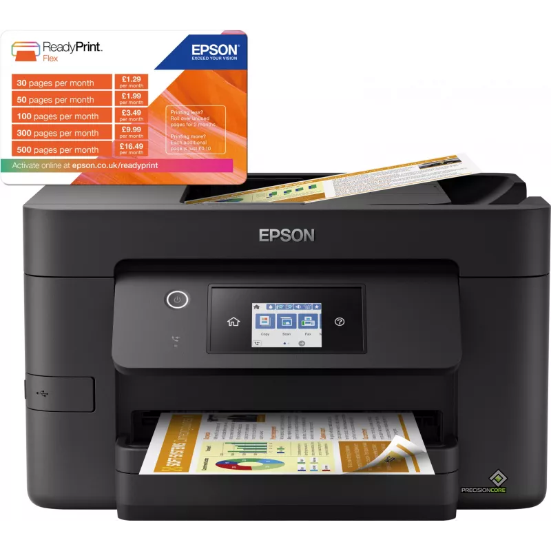 Epson WorkForce Pro WF-3820DWF Inyección de tinta A4 4800 x 2400 DPI 21 ppm Wi-Fi